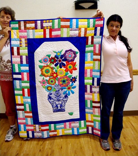 Carolle LeMonnier and Georgiann Morrissey - Quilt for Merlyn